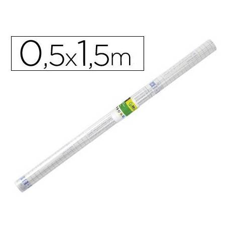 Rollo plastico forralibros Liderpapel de 0.5 x 1.5 m