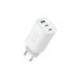 CARGADOR DE PARED TNB GAN 390 W USB-C + USB A COLOR BLANCO