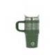 TAZA TERMICA ASA ANTARTIK PULSE ISOTERMICA TAPA HERMETICACERO INOXIDABLE PAJITA LIBRE BPA VERDE MILITAR 570 ML