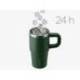 TAZA TERMICA ASA ANTARTIK PULSE ISOTERMICA TAPA HERMETICACERO INOXIDABLE PAJITA LIBRE BPA VERDE MILITAR 570 ML