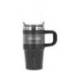 TAZA TERMICA ASA ANTARTIK PULSE ISOTERMICA TAPA HERMETICA ACERO INOXIDABLE PAJITA LIBRE BPA NEGRO 570 ML