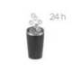 VASO TERMICO ANTARTIK MONO TAPA HERMETICA ACERO INOXIDABLE LIBRE DE BPA NEGRO 520 ML