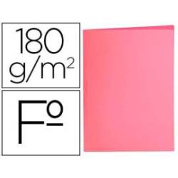 Subcarpeta de cartulina Liderpapel Tamaño folio Rosa pastel 180g/m2