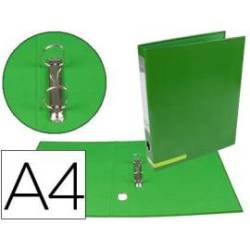 Carpeta marca Liderpapel cartÃ³n forrado Color System A4 verde 