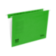 Carpeta colgante marca Liderpapel Folio kraft verde