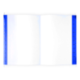 Carpeta colgante marca Liderpapel Folio Kraft azul