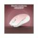 RATON TNB GRADIENT INALAMBRICO 1600 DPI USB TIPO-C SEIS BOTONES COLOR ROSA