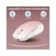 RATON TNB GRADIENT INALAMBRICO 1600 DPI USB TIPO-C SEIS BOTONES COLOR ROSA