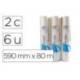 PAPEL PARA CAMILLA LUCART CELULOSA VIRGEN 17 G 2 CAPAS 216 SERVICIOS ROLLO 590 MM X 80 M CAJA DE 6 UNIDADES