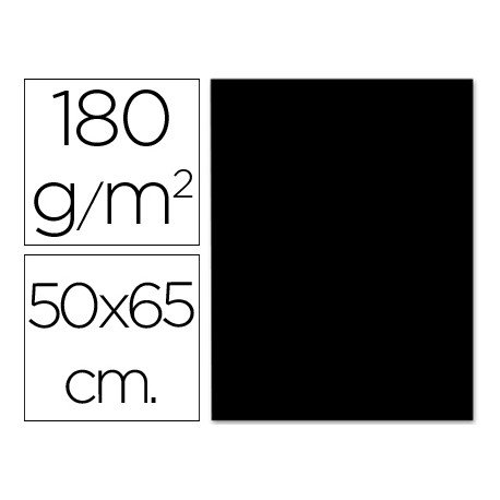 Cartulina Liderpapel 180 g/m2 negro