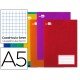 Libreta liderpapel write a5 16 hojas 60g/m2cuadro 6mm con margen