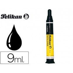Tinta china negra con cargador Pelikan