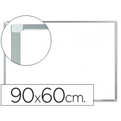 Pizarra Blanca Lacada Magnetica con marco de aluminio 90x60 Q-Connect