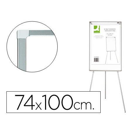 Pizarra Q-Connect magnética con trípode extensible 74x100 cm