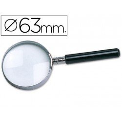 Lupa cristal marca Liderpapel 63 mm