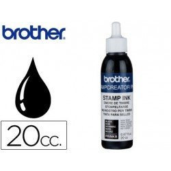 Tinta Brother Negro para sellos automaticos de 20 cc