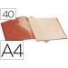 Carpeta escaparate con 40 fundas Beautone rojo