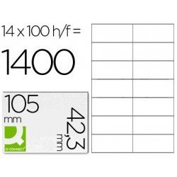 Etiquetas Adhesivas marca Q-Connect 105 x 42,3 mm