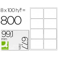 Etiquetas Adhesivas marca Q-Connect 99,1 x 67,7 mm