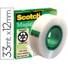 Cinta adhesiva marca scotch-magic 33 mt x 12 mm