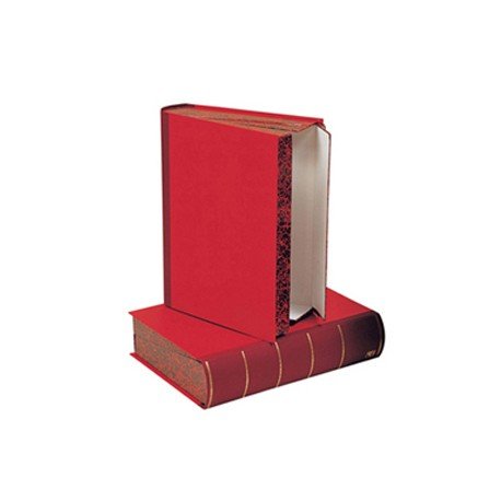 Caja transferencia Liderpapel carton color rojo 255 x 335 x 80 mm