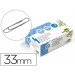 Clips marca Liderpapel Nº 2 labiados 33 mm