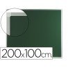 Pizarra Q-Connect verde marco de aluminio 200x100 cm