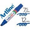 Rotulador permanente Artline EK-100 Recargable Color Azul