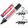 Rotulador Permanente Edding 500 Color Negro Punta Biselada