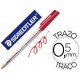 Bolígrafo Staedtler stick rojo 0,5 mm