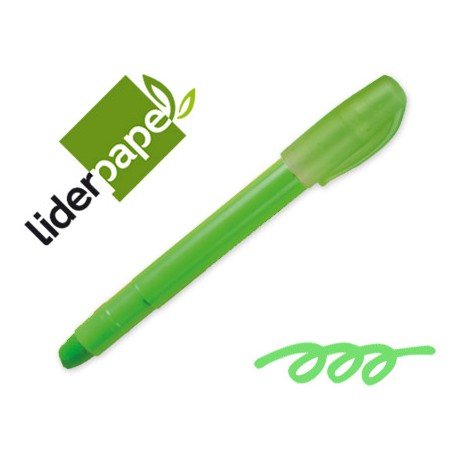 Marcador de cera gel Liderpapel verde