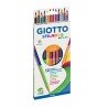 Lapices de colores marca Giotto Stilnovo bicolor Caja de 12 colores