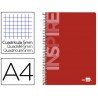 Bloc Espiral Liderpapel DIN A4 Inspire 160 hojas Tapa Extradura Rojo